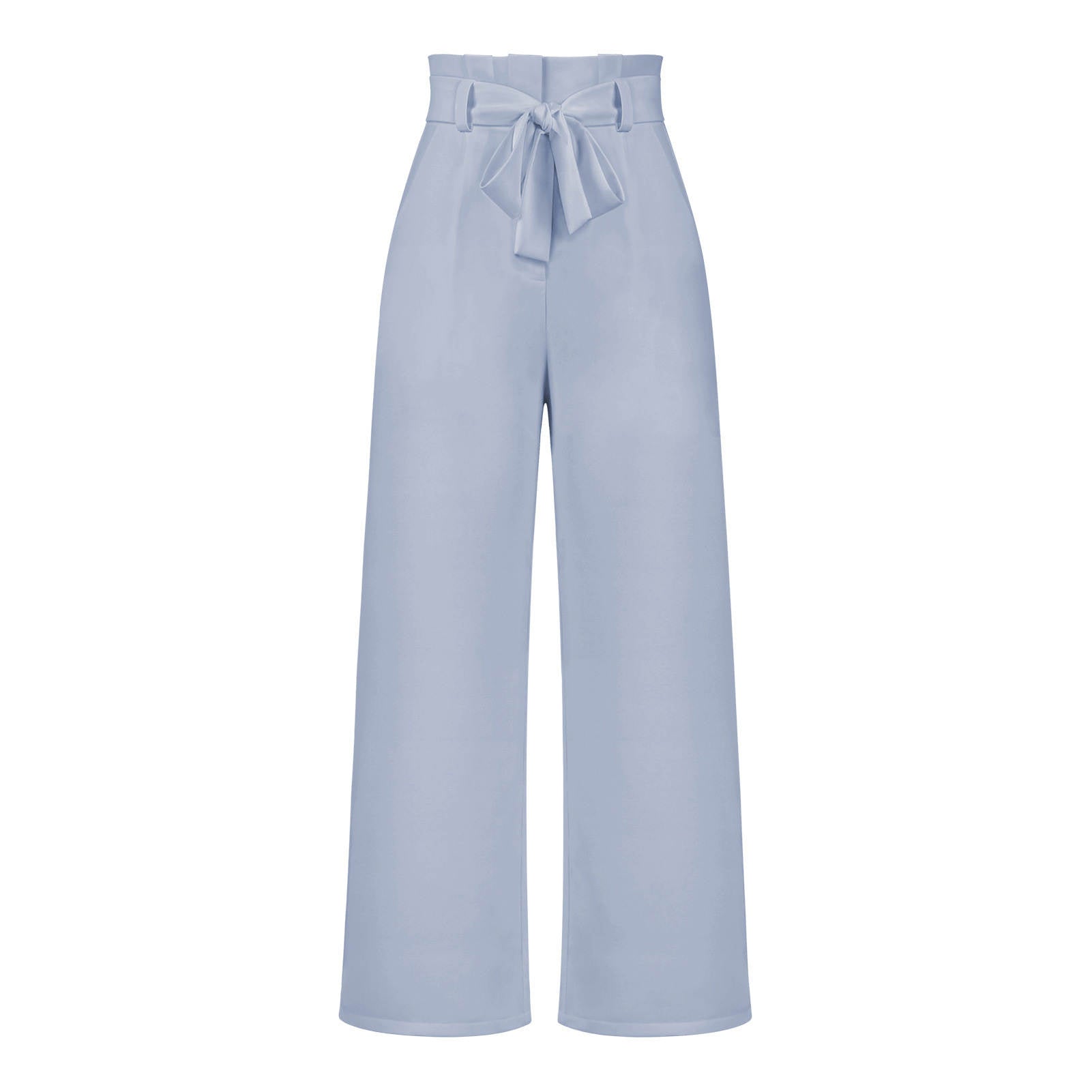 Sofie – Pantalon taille haute ajustable avec jambes larges