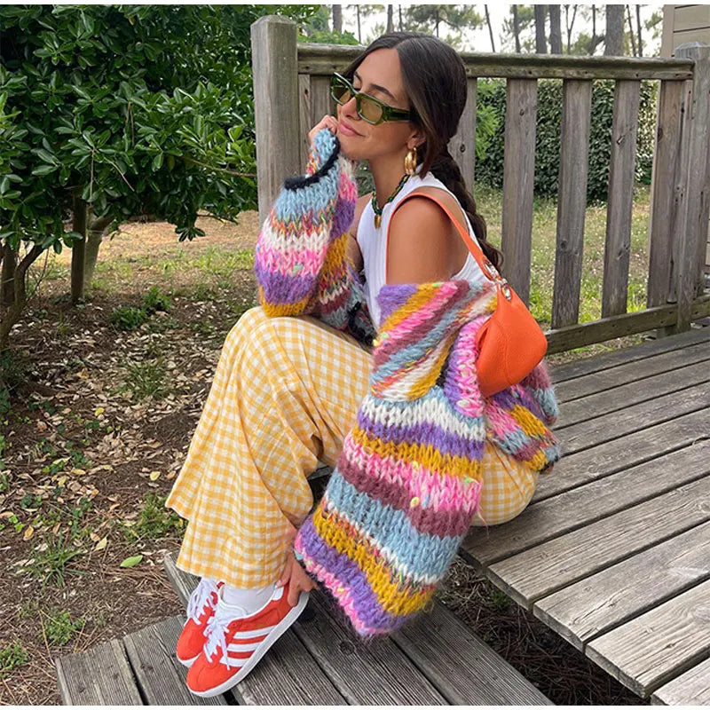 Solenn - Cardigan décontracté à manches longues