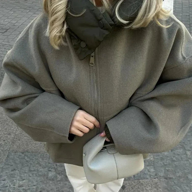 Ella - Veste à capuche chaude avec fermeture éclair
