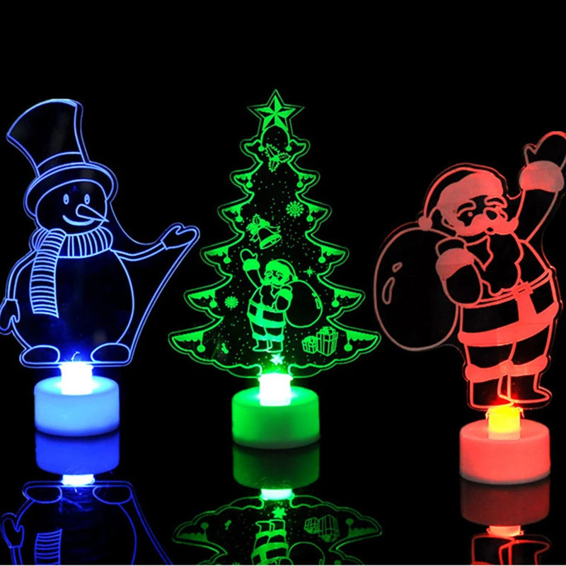 FrostyGlow - lumières de bonhommes de neige LED colorés
