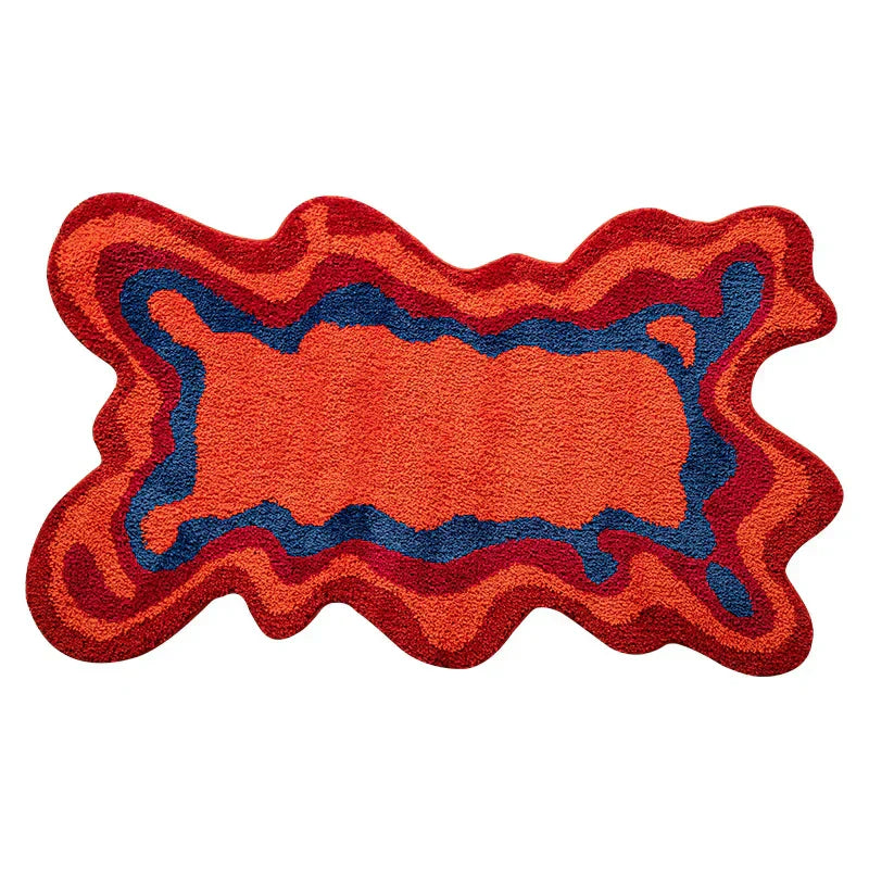 GrooveNest - Tapis Rétro Bouclé