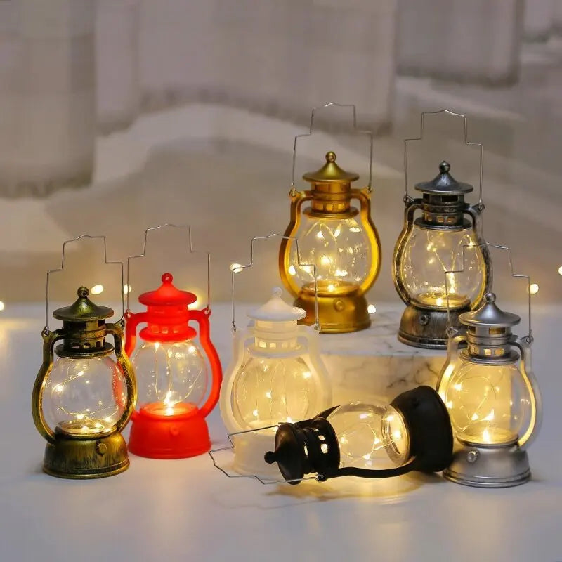 Lanterne RetroGlow Élégante – Éclairage Ambiant pour Intérieur et Extérieur