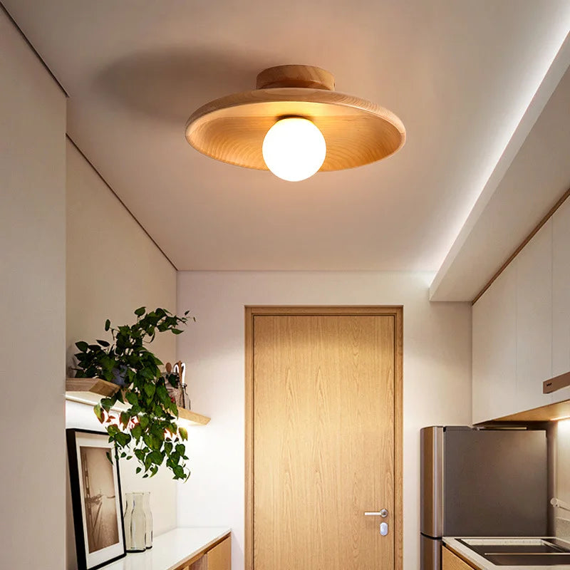 SphericalGlow - Lampe de plafond Træloftslampe Orb