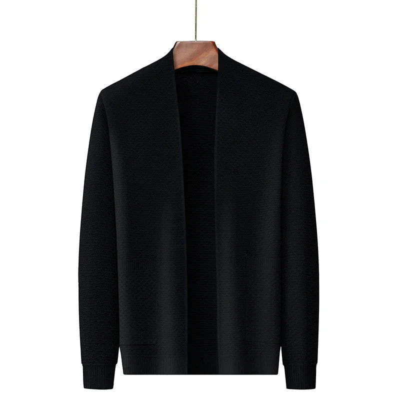 Matheo - Cardigan en maille ajusté avec poches