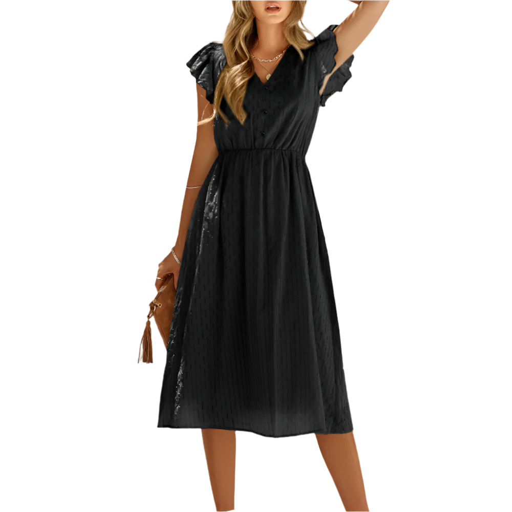 Robe d'été avec décolleté en V
