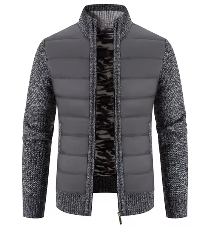 Pull en col montant Ethan – Veste pour homme à manches longues