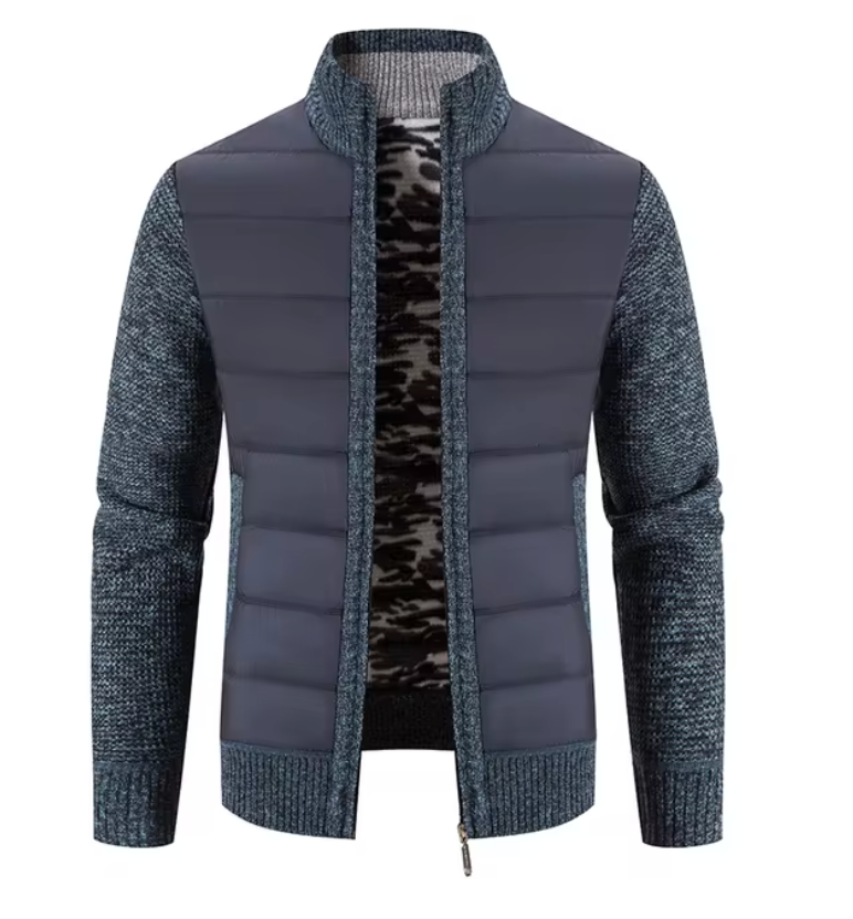 Pull en col montant Ethan – Veste pour homme à manches longues
