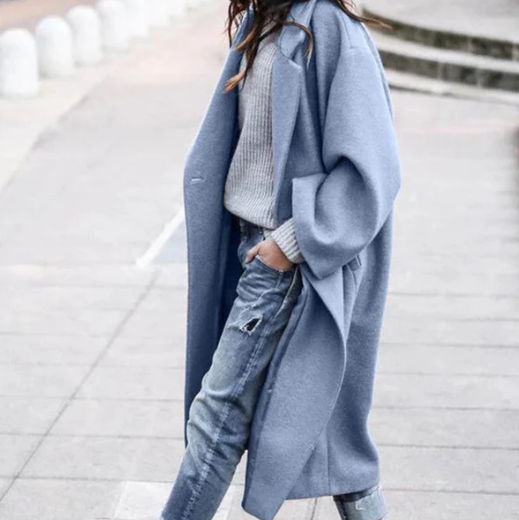 Manteau d'hiver long surdimensionné Rhea
