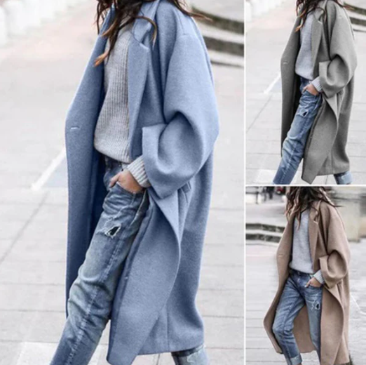 Manteau d'hiver long surdimensionné Rhea