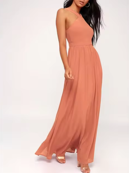 Robe Longue Luxueuse Leoney | Élégance Décontractée Sans Effort pour Toutes les Occasions