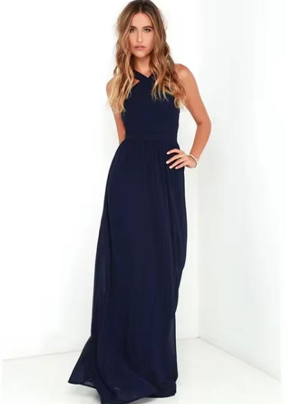 Robe Longue Luxueuse Leoney | Élégance Décontractée Sans Effort pour Toutes les Occasions