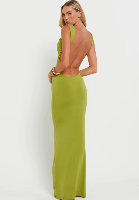 Trina | Robe dos nu à bretelles doubles