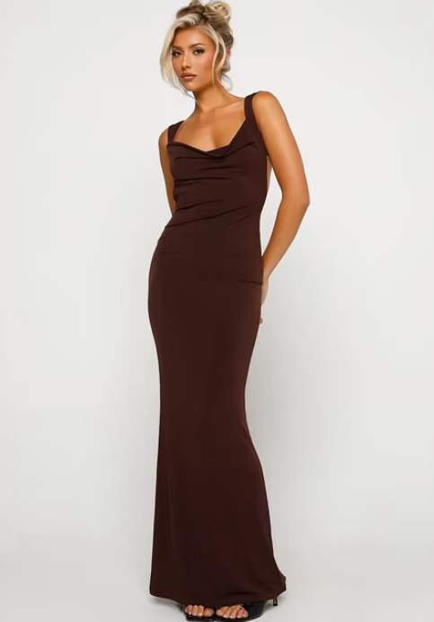 Trina | Robe dos nu à bretelles doubles