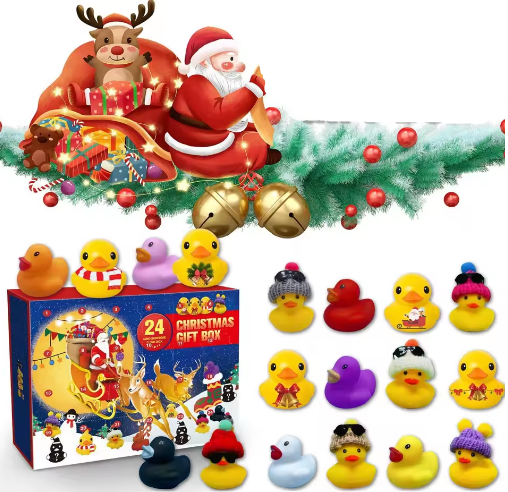 24 idées de cadeaux de Noël avec des canards en gomme