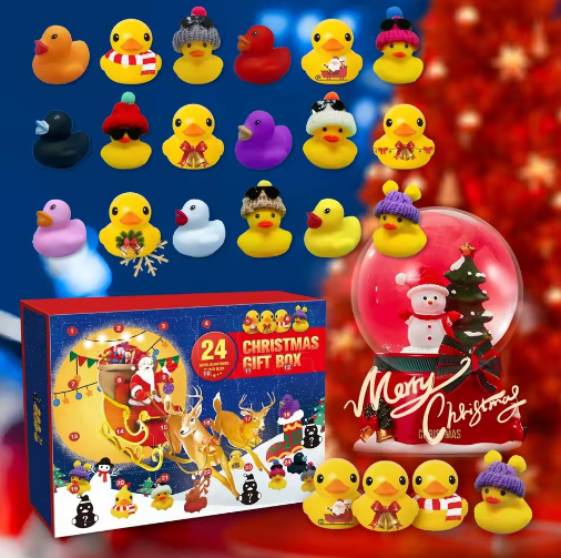 24 idées de cadeaux de Noël avec des canards en gomme