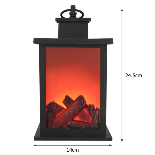 Lampe lanterne réaliste sans flamme