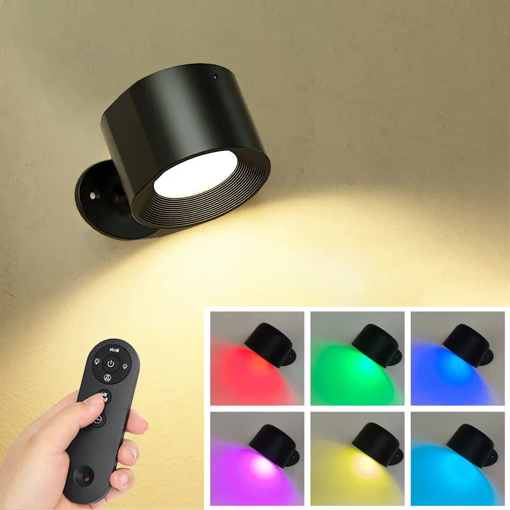 LumeGlow - Applique moderne avec contrôle de couleur et d'intensité lumineuse réglable