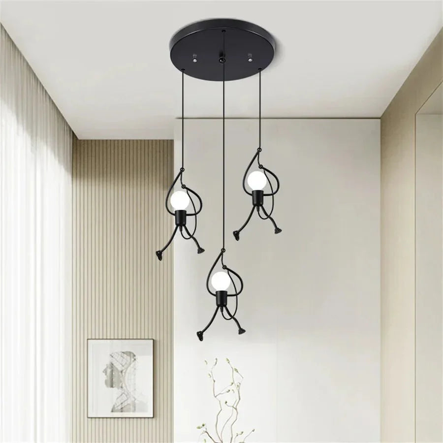 FunkyLight | Lampe Suspendue Rétro Iron Man