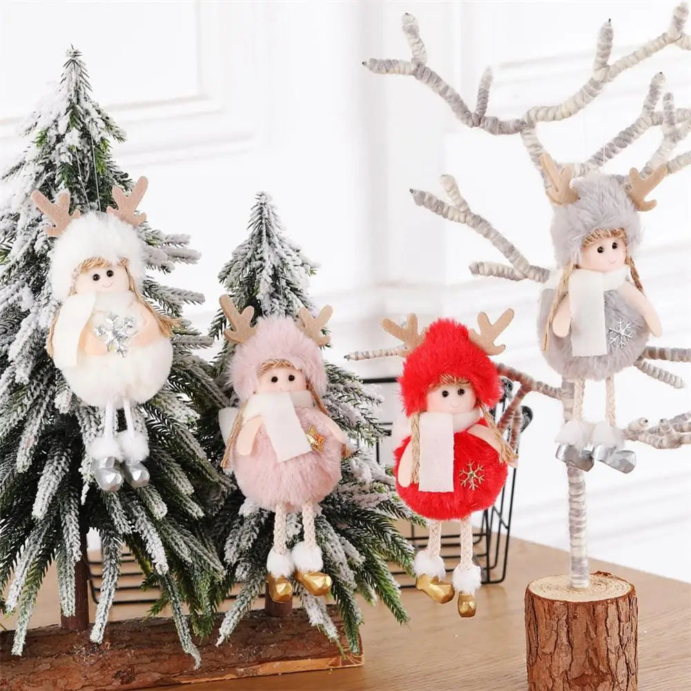 Décoration de Noël en poupée ange