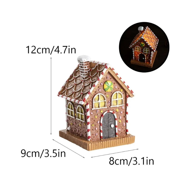 Décoration de maison en pain d'épices pour les fêtes
