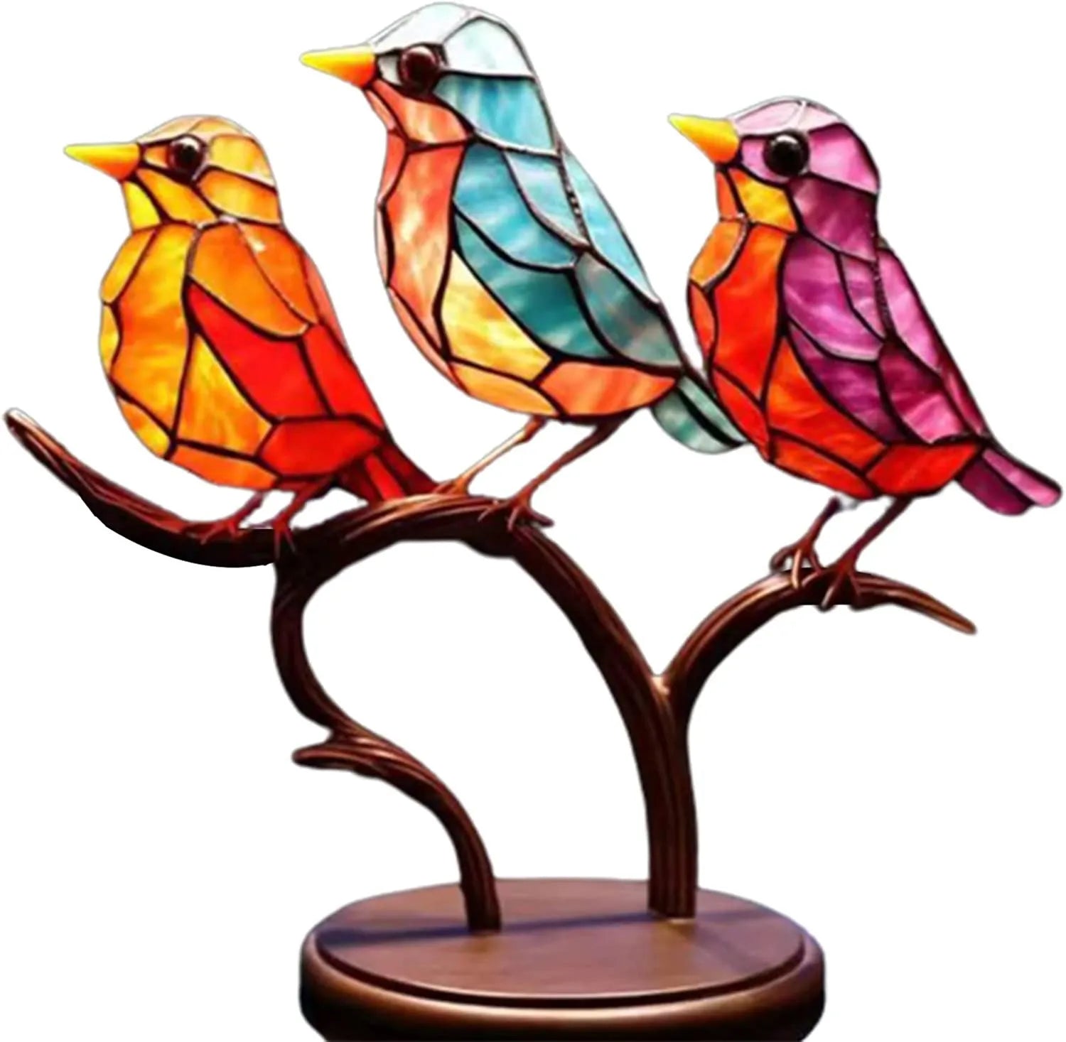 ElegantAviary - Décoration de bureau avec des oiseaux colorés