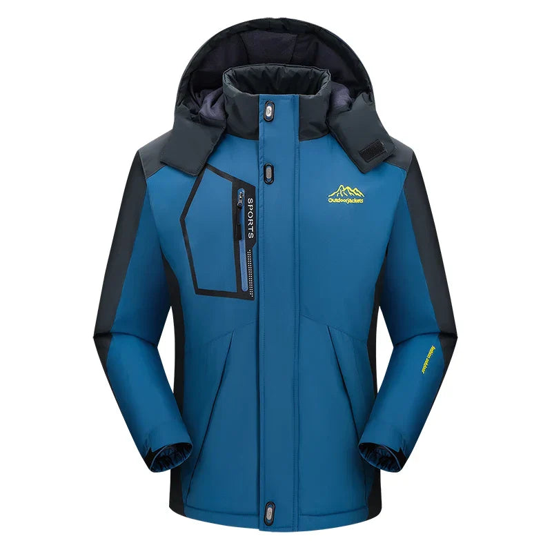 Veste de ski pour hommes avec capuche | Vêtements d'hiver