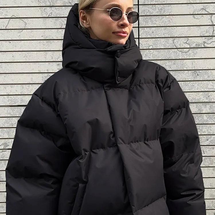 Veste oversized à manches longues chaude Elle