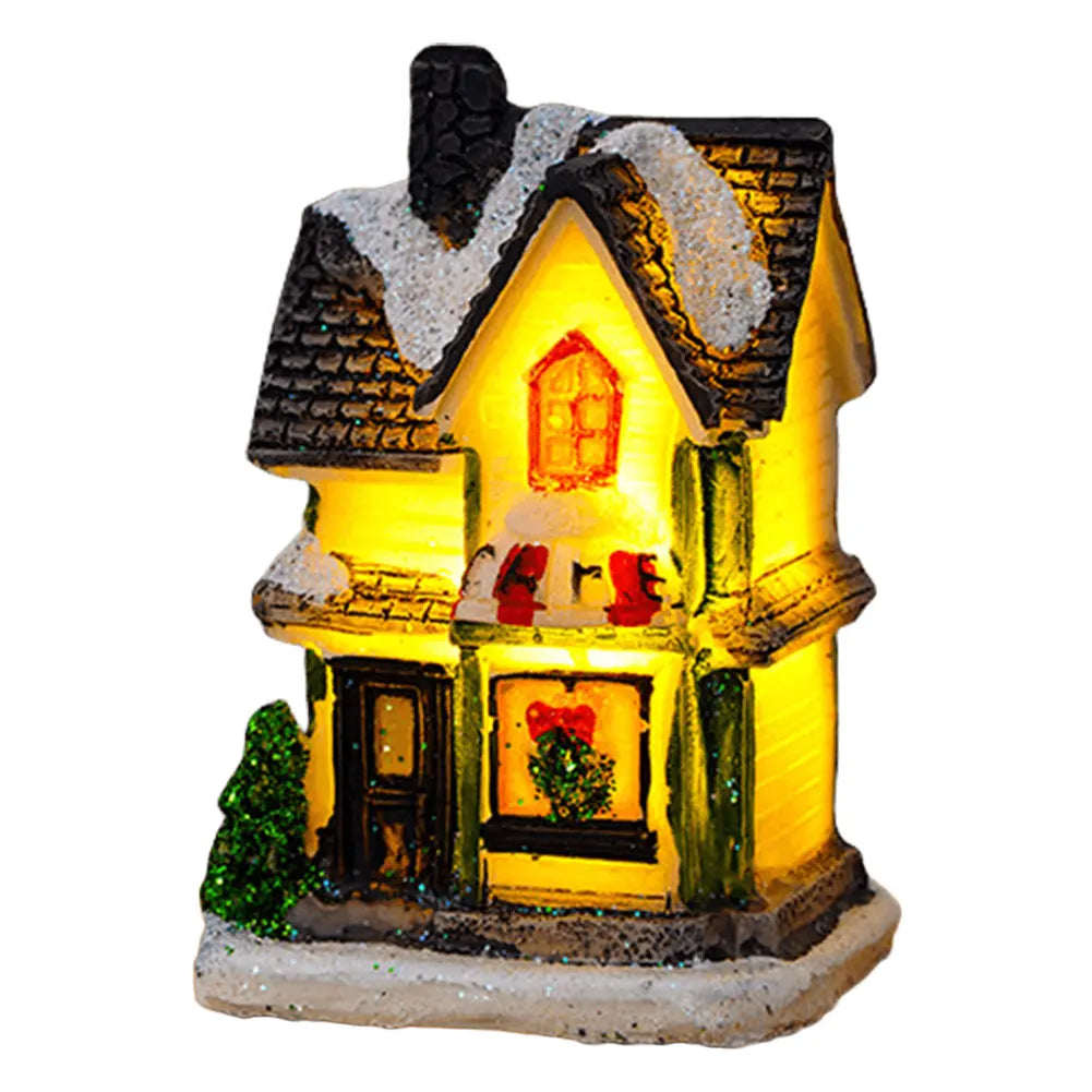 Maison de village de vacances illuminée