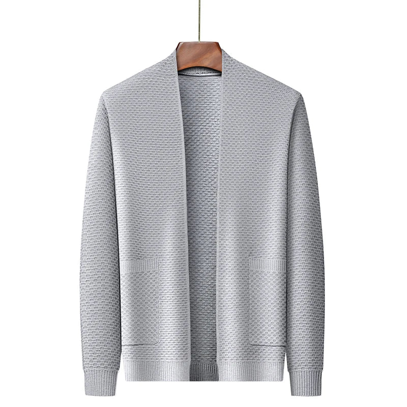 Matheo - Cardigan en maille ajusté avec poches