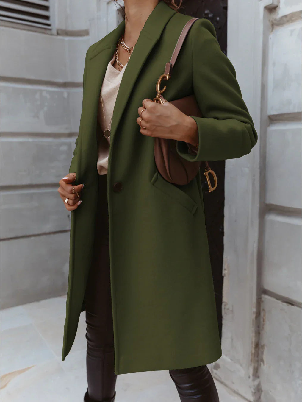Manteau long classique Elena