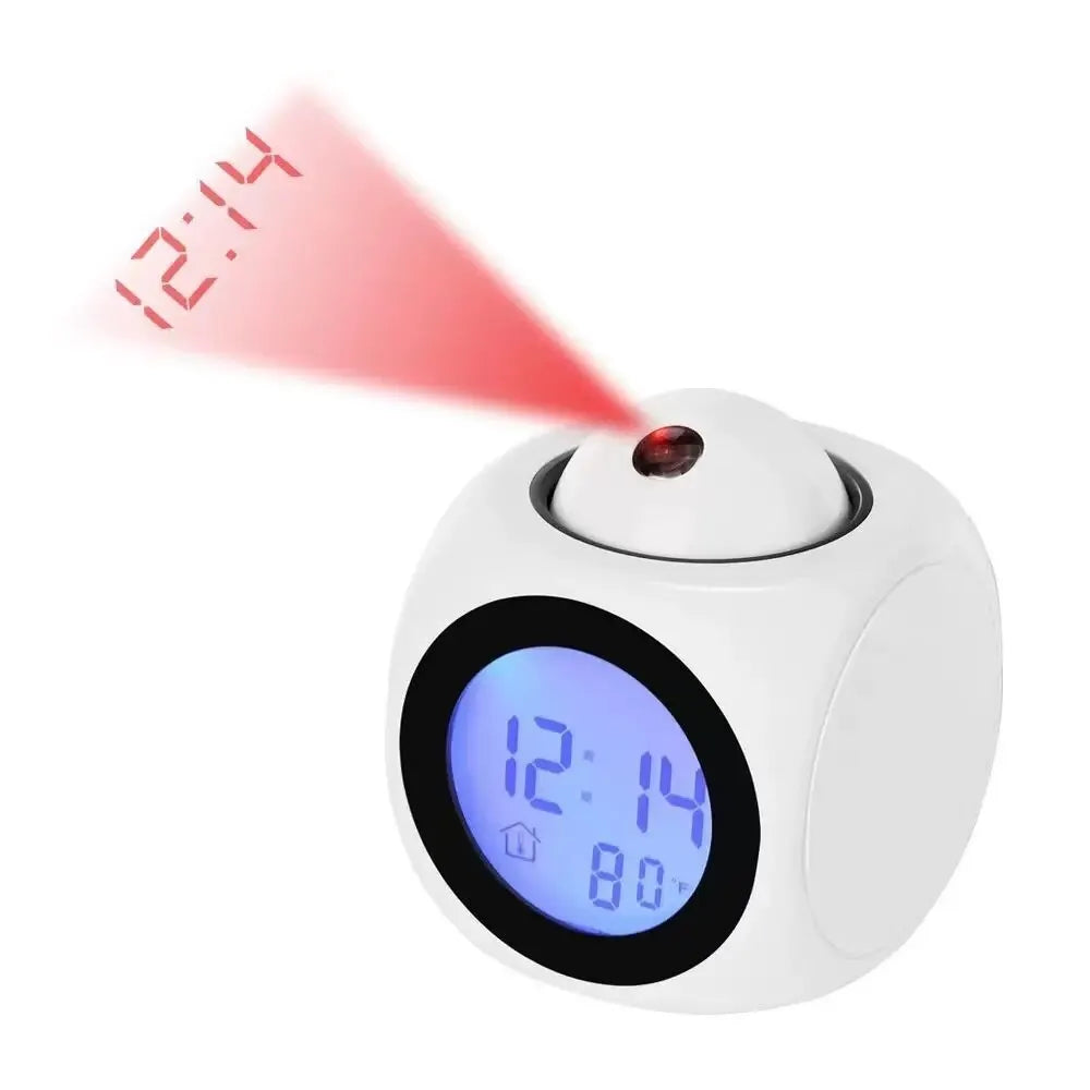 Réveil numérique ProjecTime – Horloge LED moderne avec affichage clair de l'heure