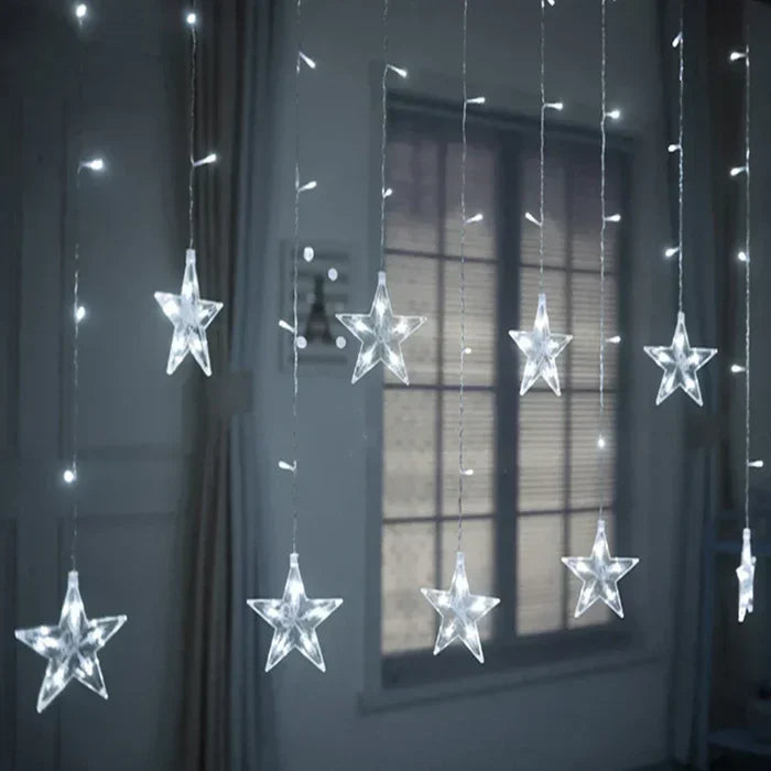 Chaînes de Lumière Éblouissantes en Étoiles