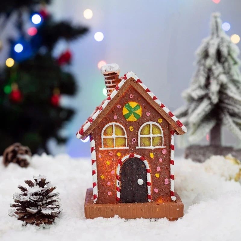 Décoration de maison en pain d'épices pour les fêtes