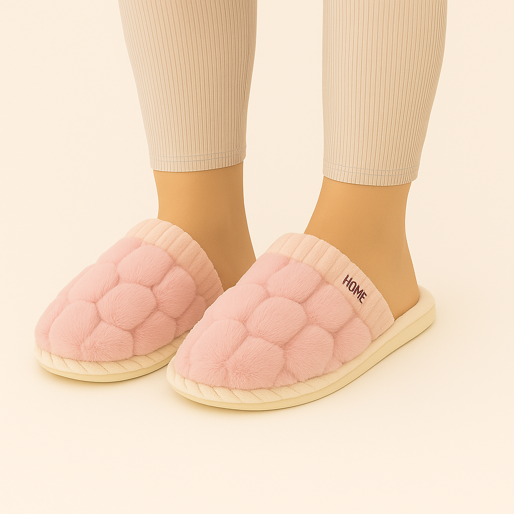 Selene | Pantoufles d'hiver en peluche