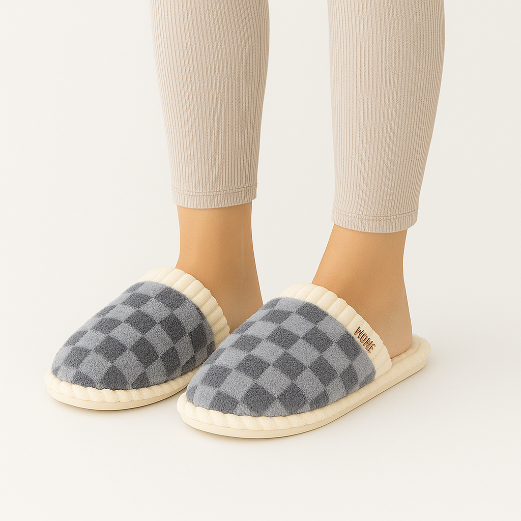Selene | Pantoufles d'hiver en peluche