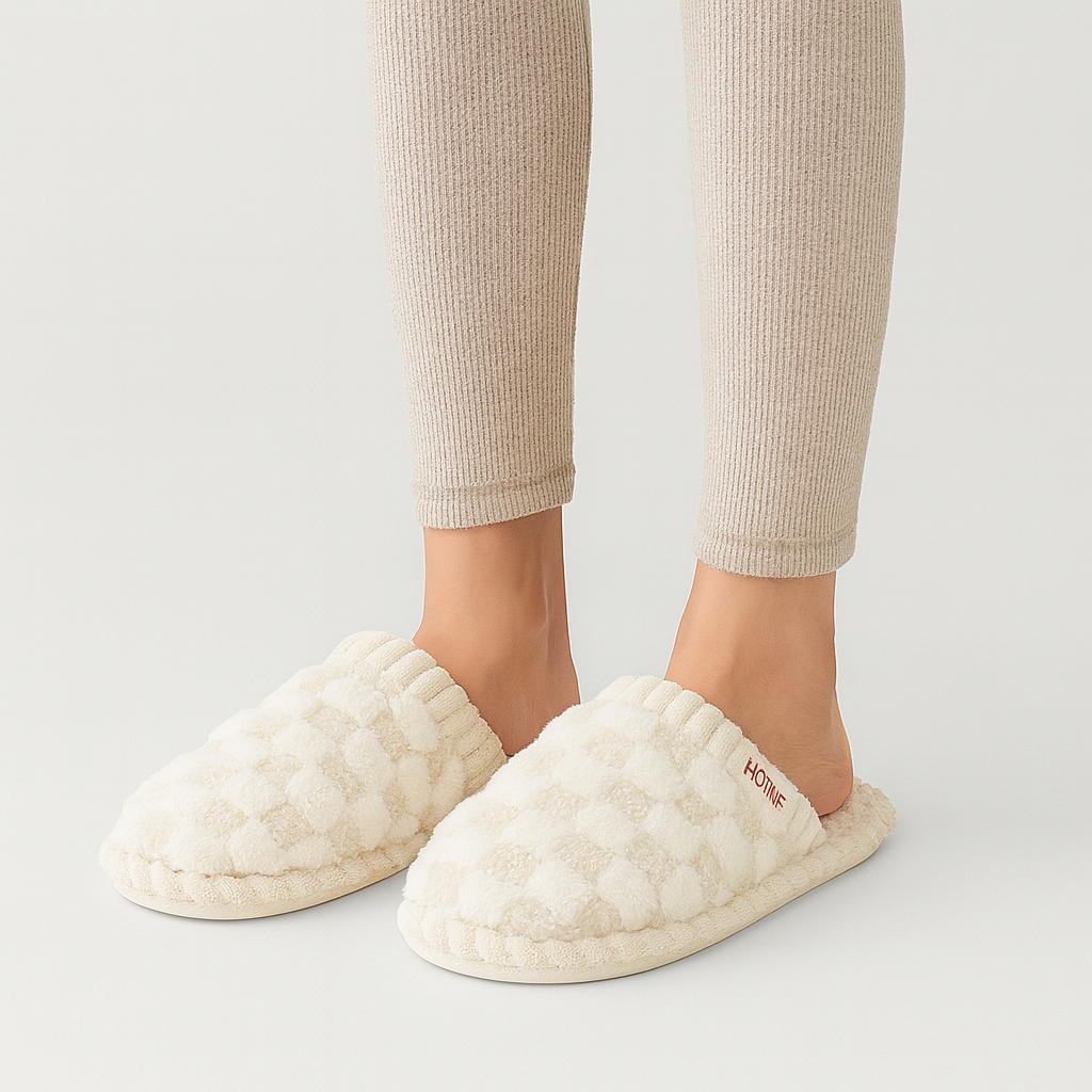 Selene | Pantoufles d'hiver en peluche