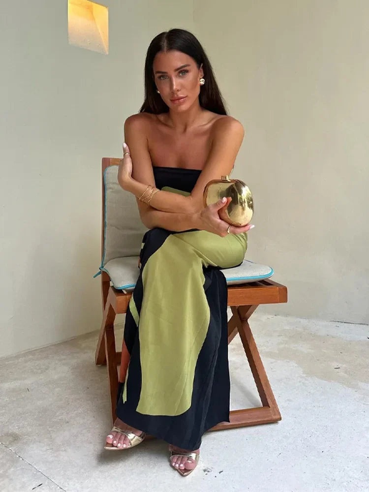 Robe Maxi Sans Dos Isabella – Élégance et Grâce en Longueur de Sol