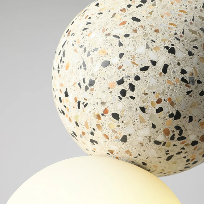 LumiOrb – Pendentif minimaliste avec écran en verre