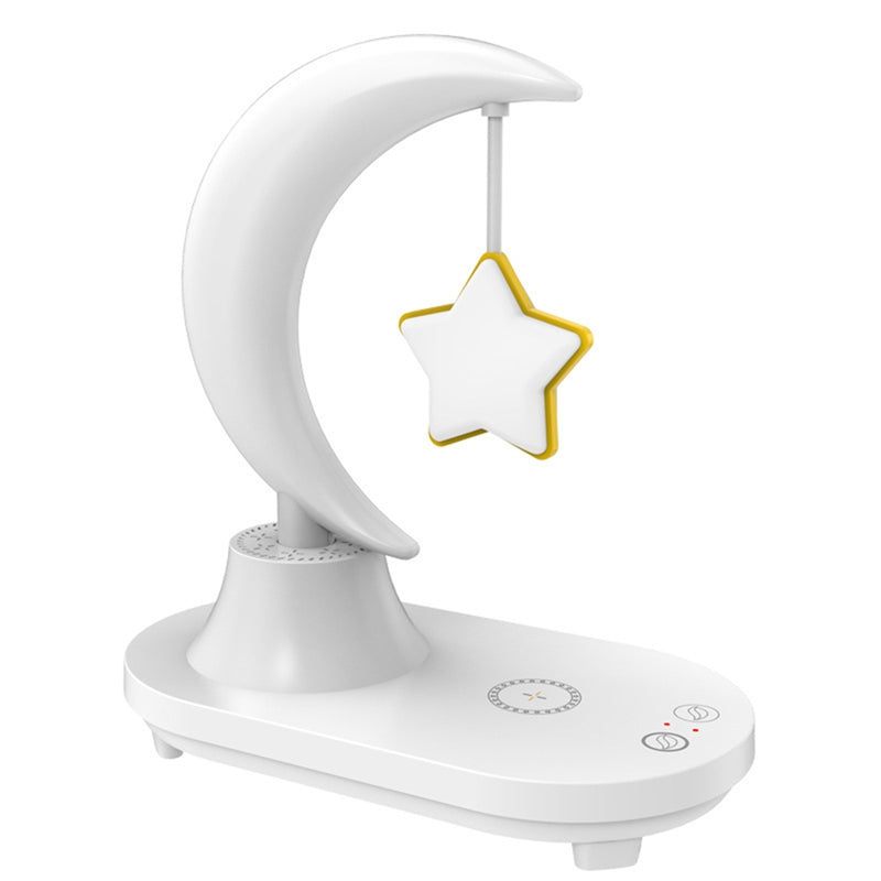 LunaTune – Lampe de table sans fil Moonlight avec haut-parleur Bluetooth et fonction de recharge