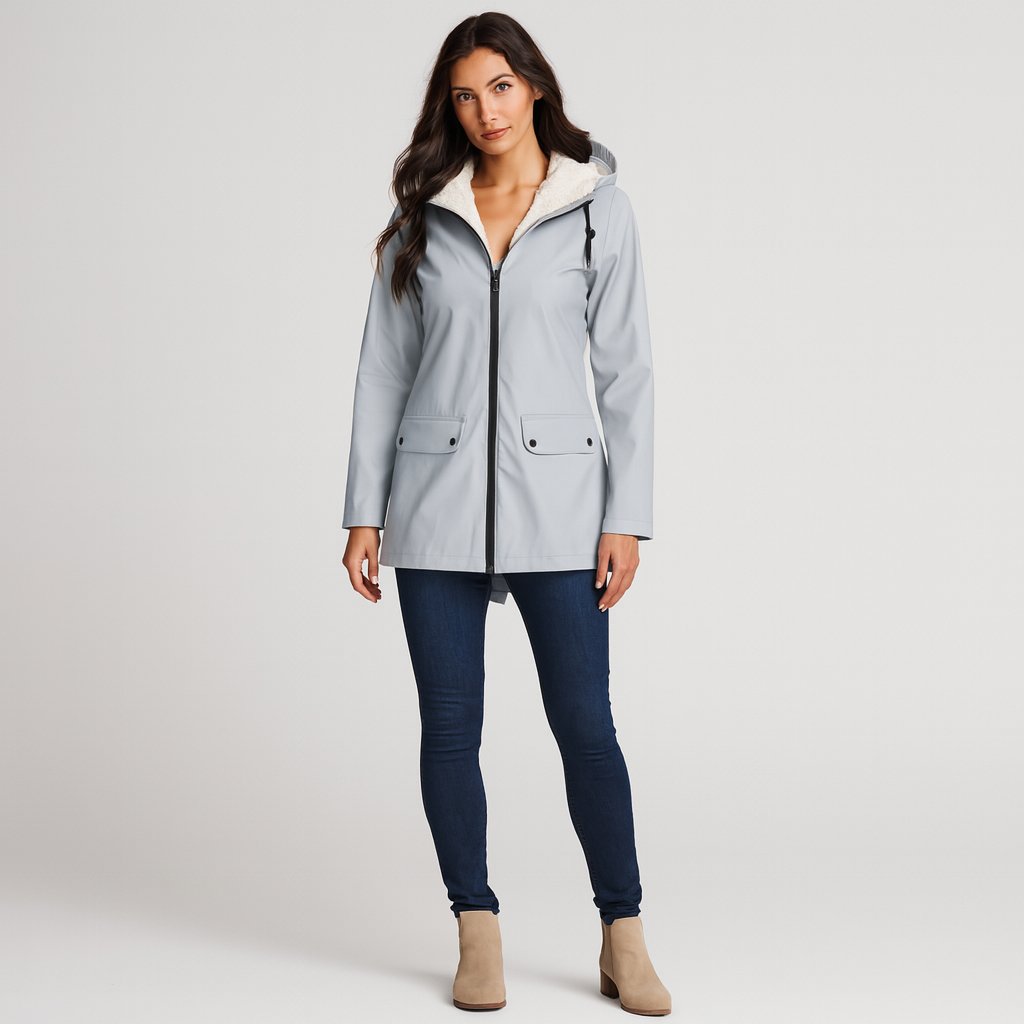Shania | Trench-coat d'hiver imperméable avec capuche