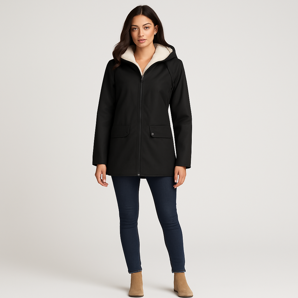 Shania | Trench-coat d'hiver imperméable avec capuche