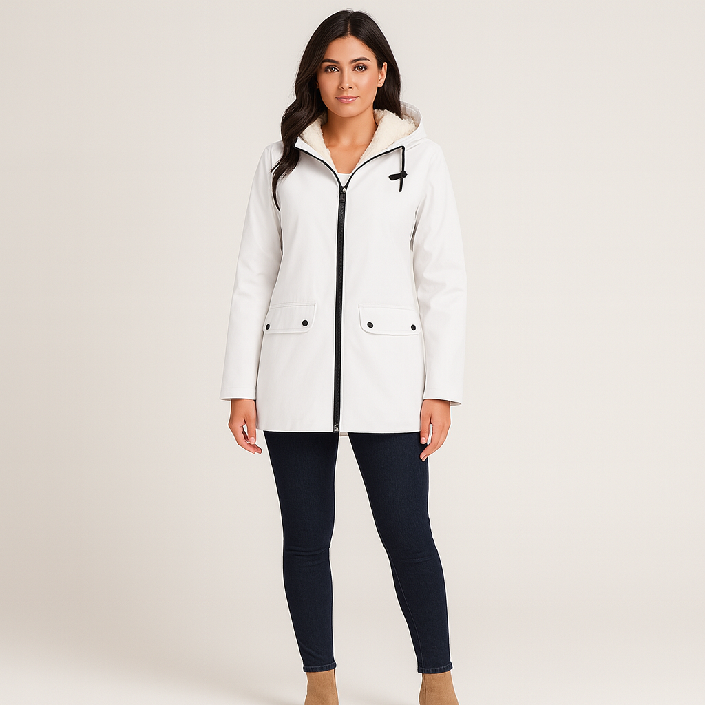 Shania | Trench-coat d'hiver imperméable avec capuche