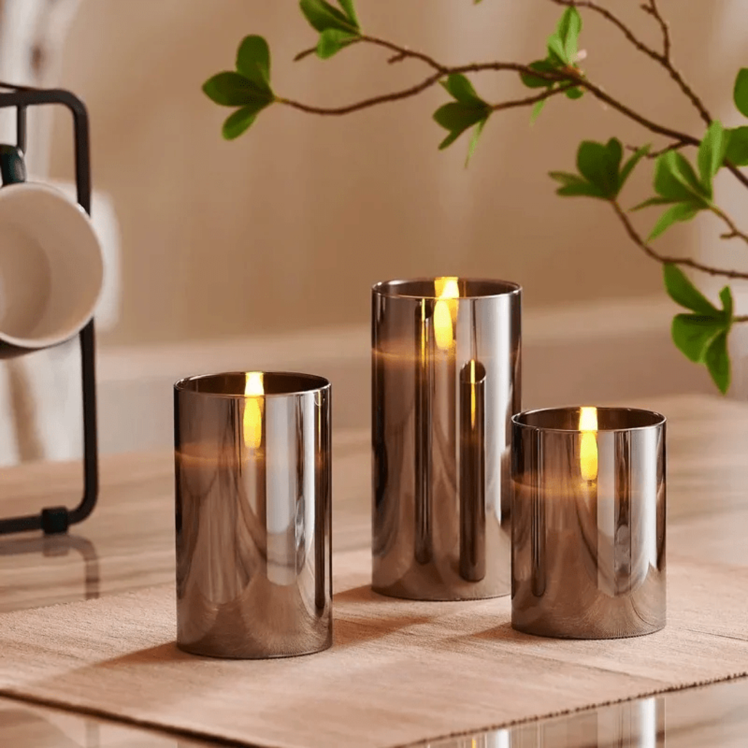 Bougie parfumée AmberLys en verre | 1 + 2 GRATUIT