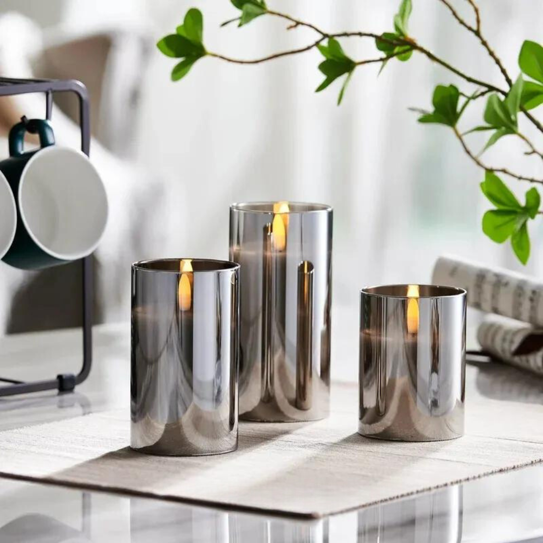 Bougie parfumée AmberLys en verre | 1 + 2 GRATUIT