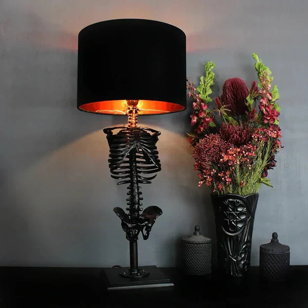 Lampe de table squelette énigmatique BoneLight