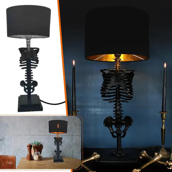 Lampe de table squelette énigmatique BoneLight