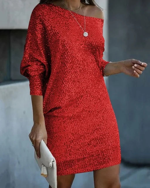 Valerie - Superbe robe mini asymétrique