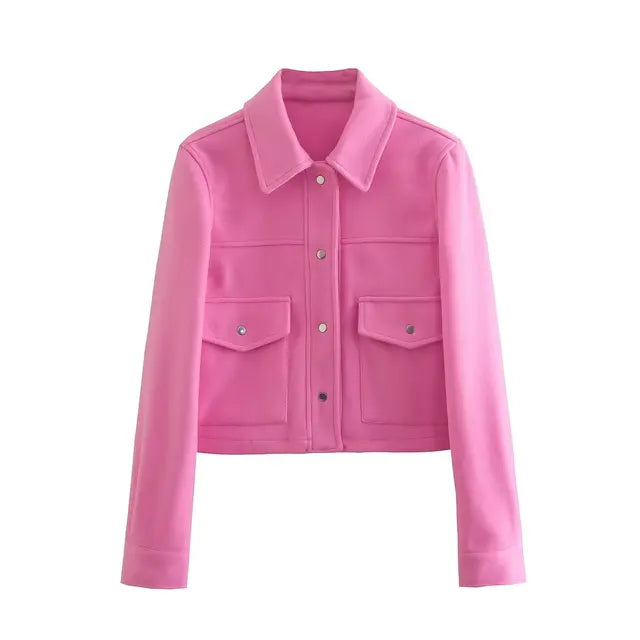 Sara - Veste avec poches profondes et bouton