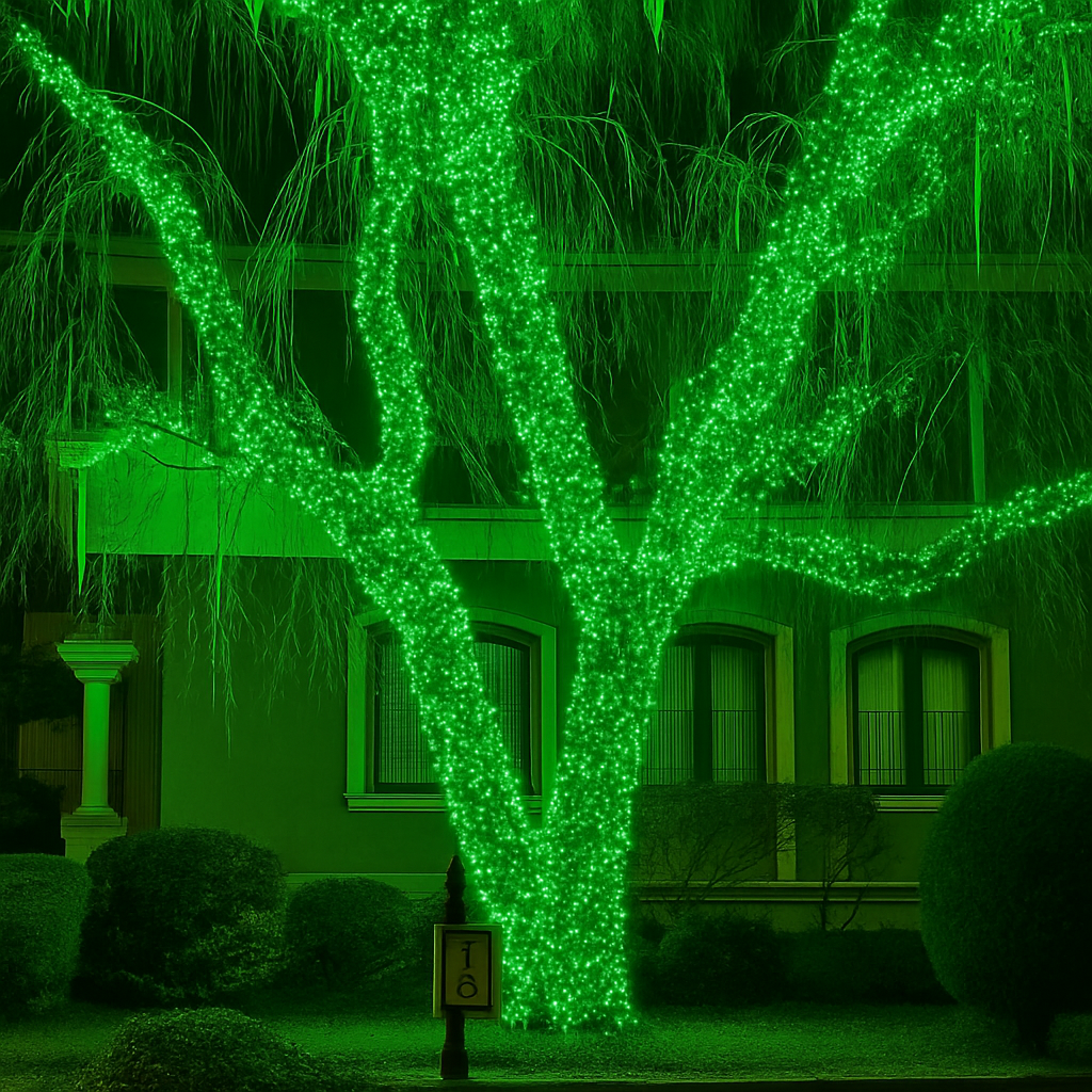 Guirlande lumineuse SolarGlow Halloween – Éclairage extérieur solaire pour jardin et terrasse