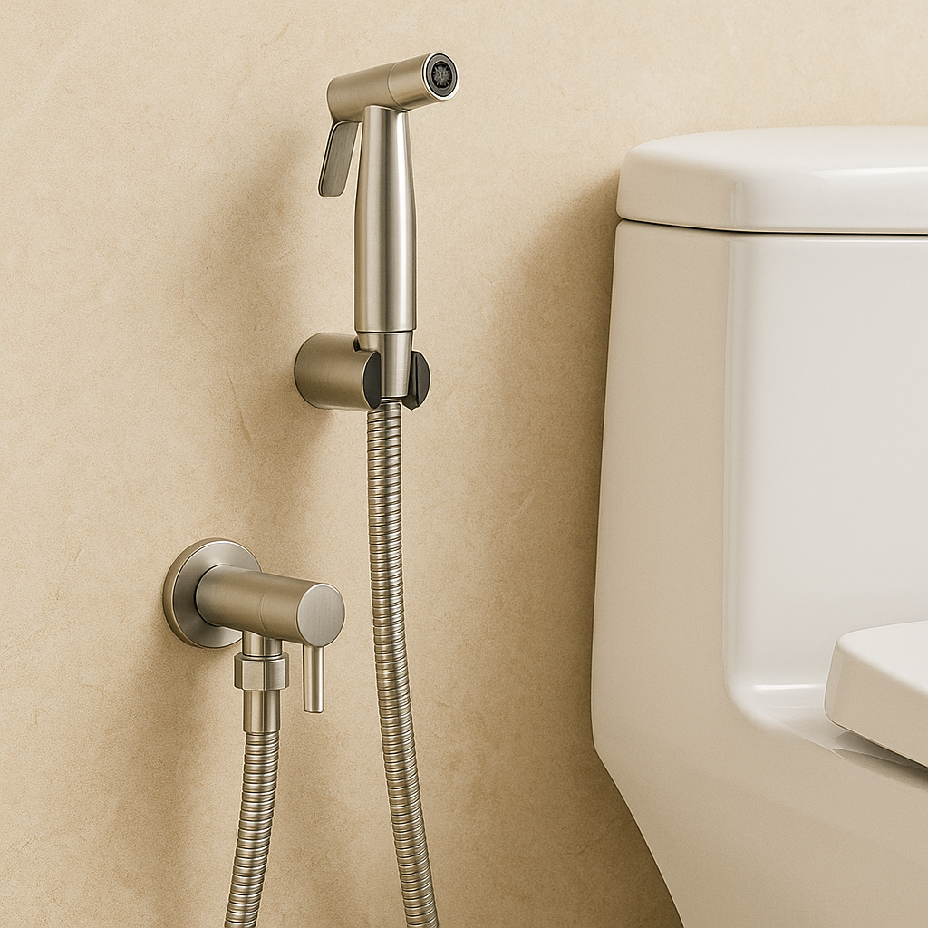 StreamMist | Bidet en acier inoxydable avec support mural